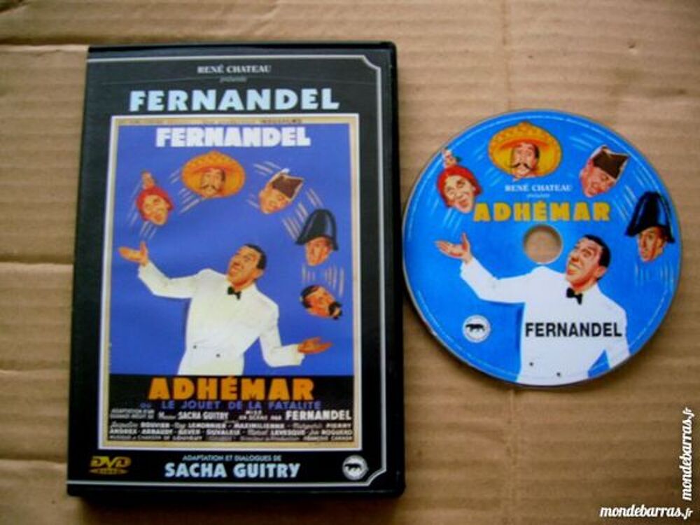 DVD ADHEMAR - Fernandel - Ren&eacute; CHATEAU DVD et blu-ray