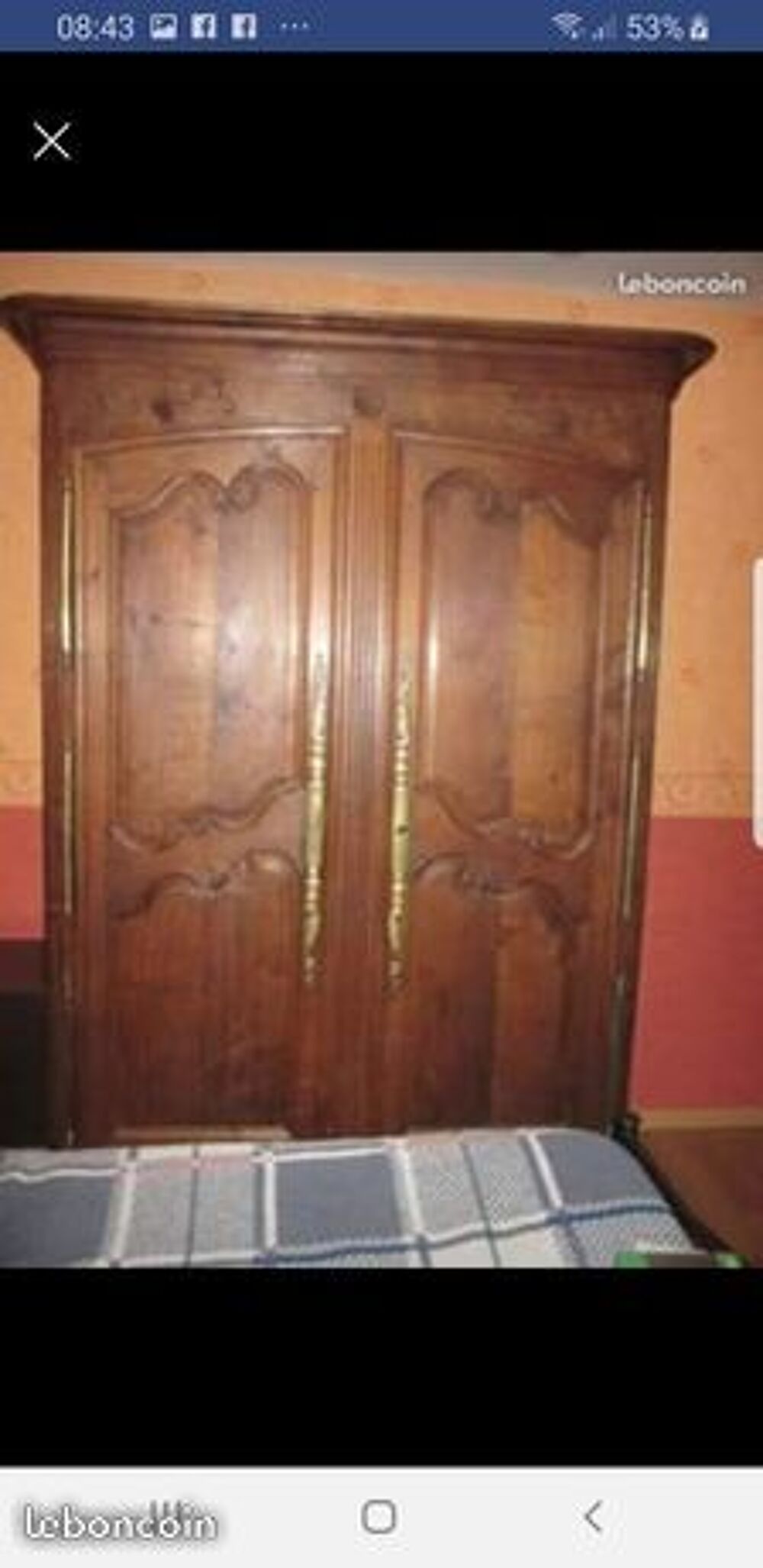 armoire normande avec corniche Meubles