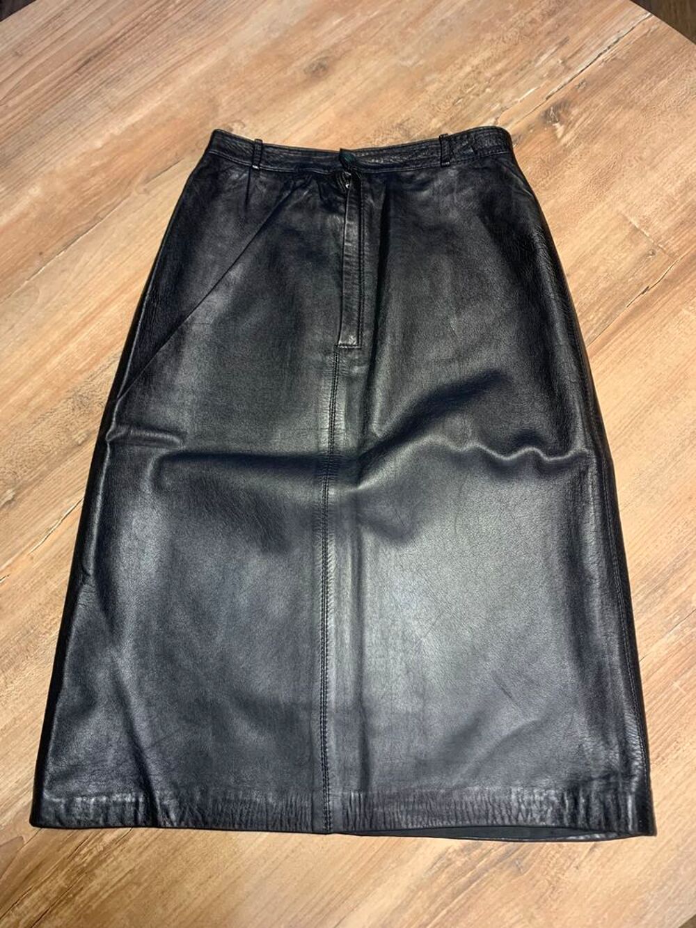 Jupe en cuir femme Vêtements