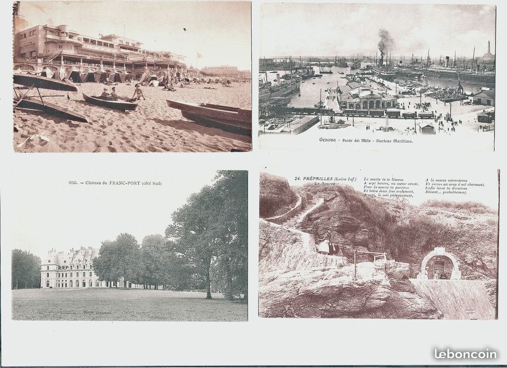 lot de 956 cartes postales anciennes 