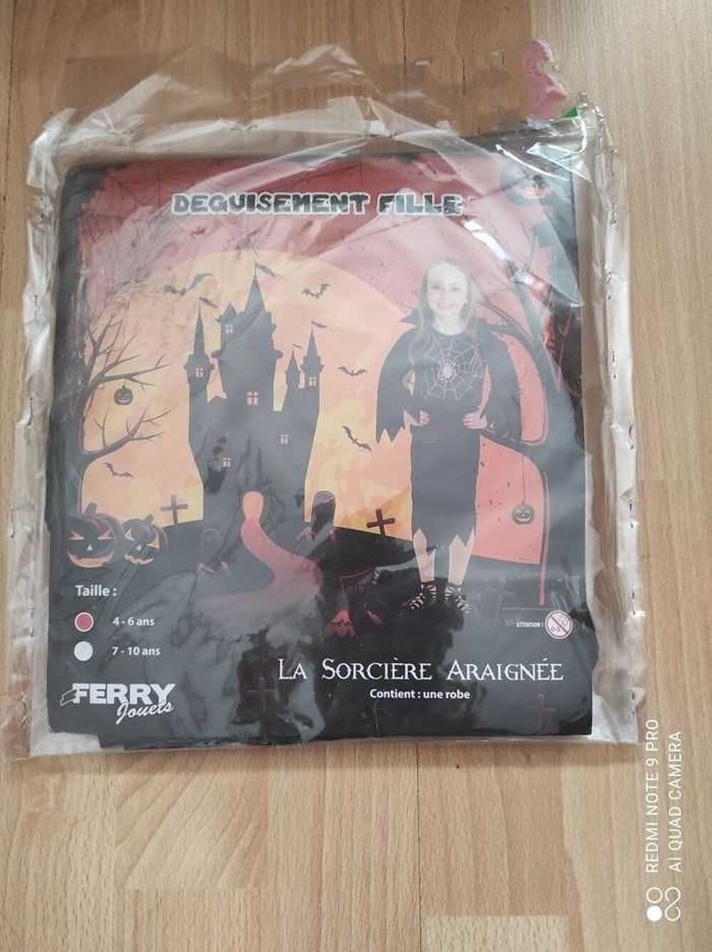 d&eacute;guisement halloween enfant sorci&egrave;re 4/6 ans Vêtements enfants