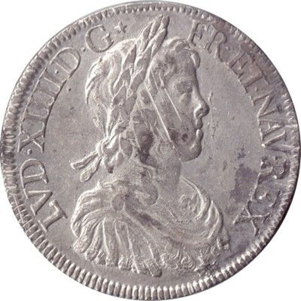 Louis XIV &eacute;cu 1651 A Paris 