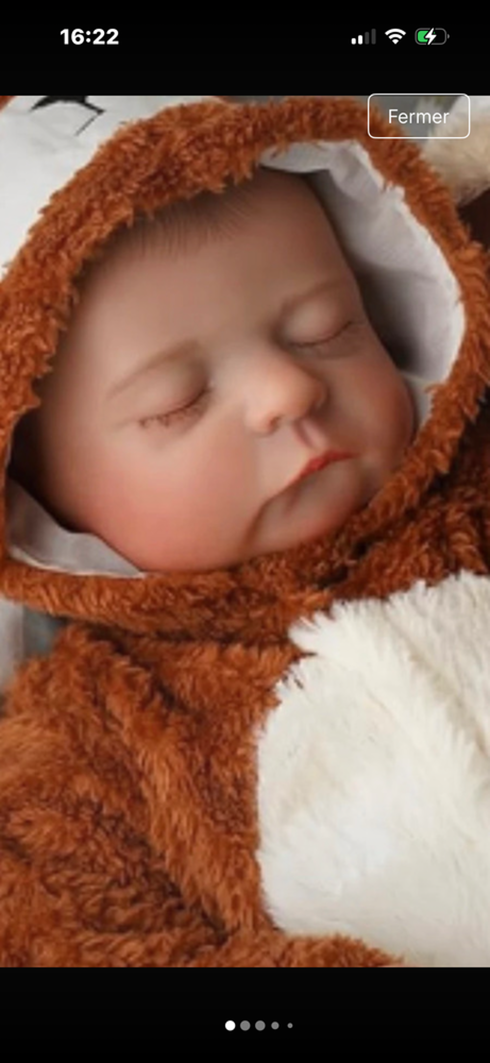 Poup&eacute;e Reborn 20 puces 
Jeux / jouets