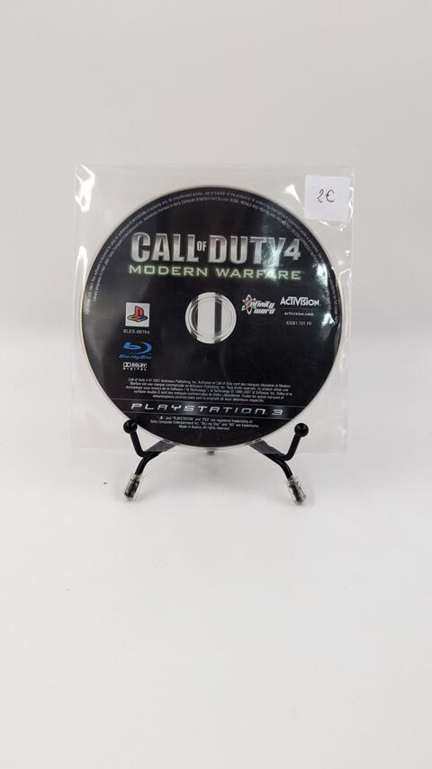 Jeu PS3 Playstation 3 Call of Duty 4 Modern Warfare en loose 2 Vulbens (74)
