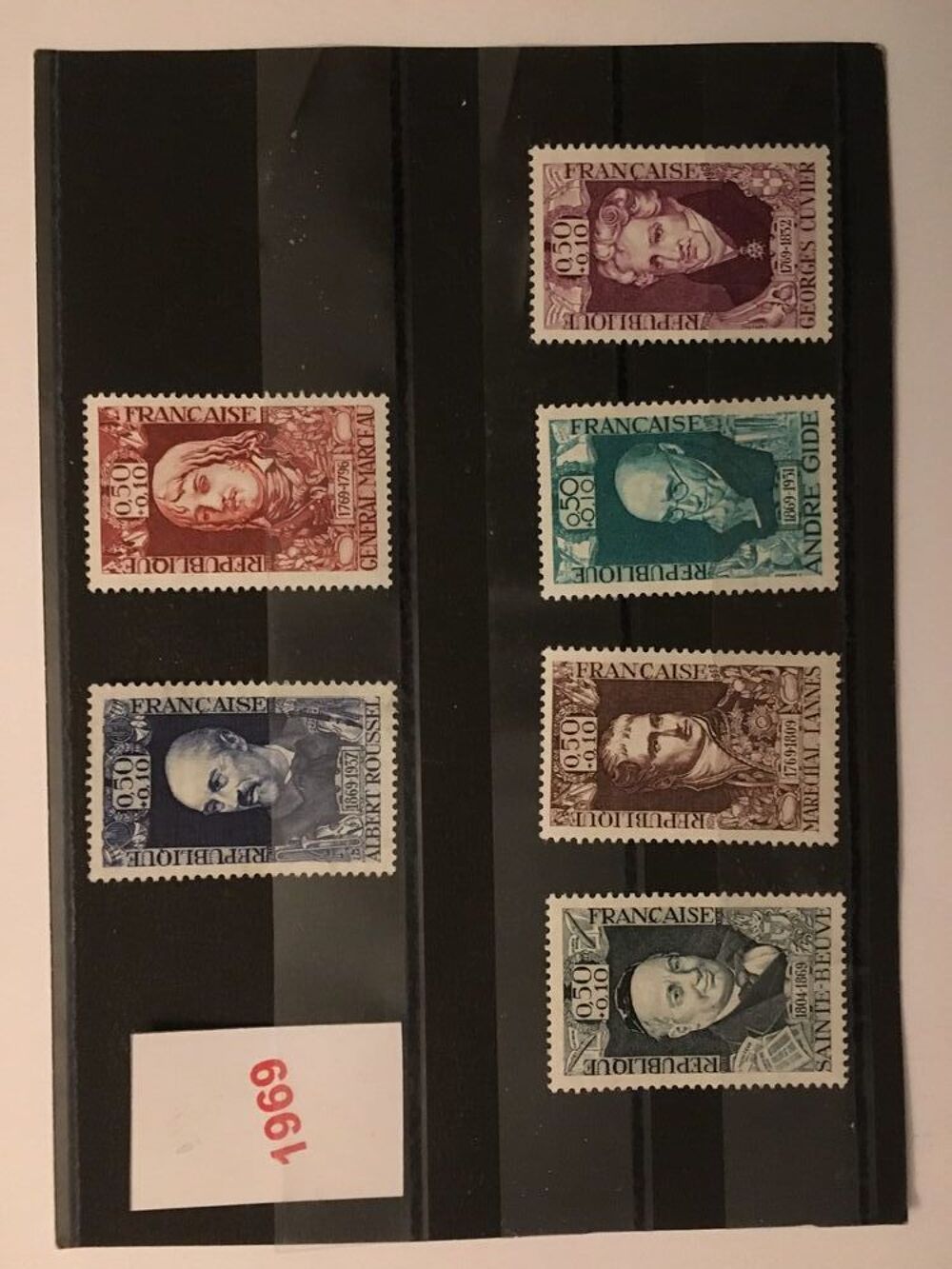 Timbres de collection de France Neufs ** 1969 