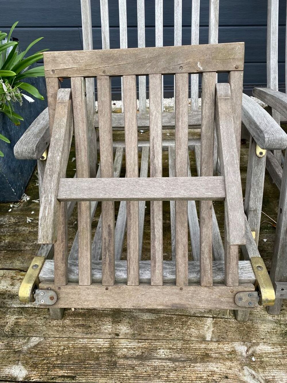 Chaise longue teck clair de la marque GARDEN IMPRESSIONS Jardin