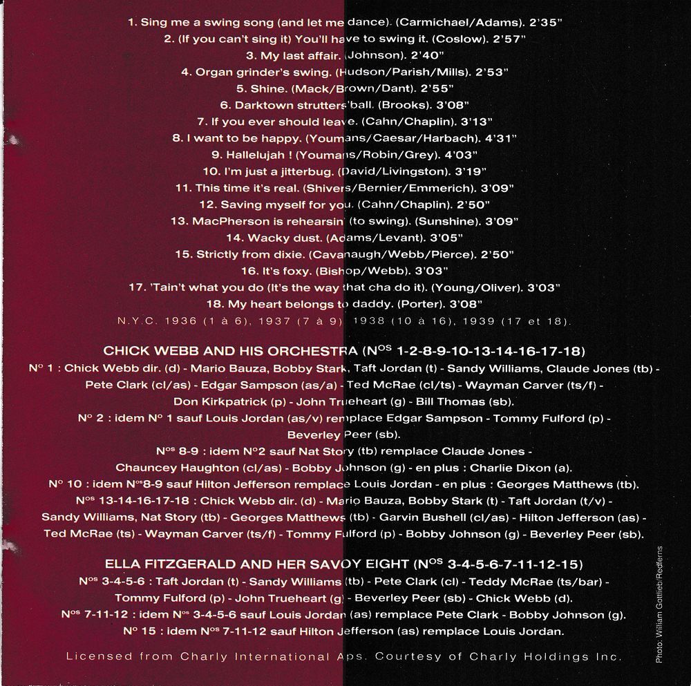CD Ella Fitzgerald - Jazz &amp; Blues CD et vinyles