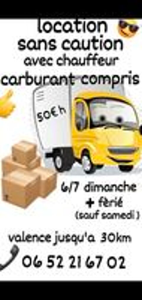   camion sans caution avec chauffeur 