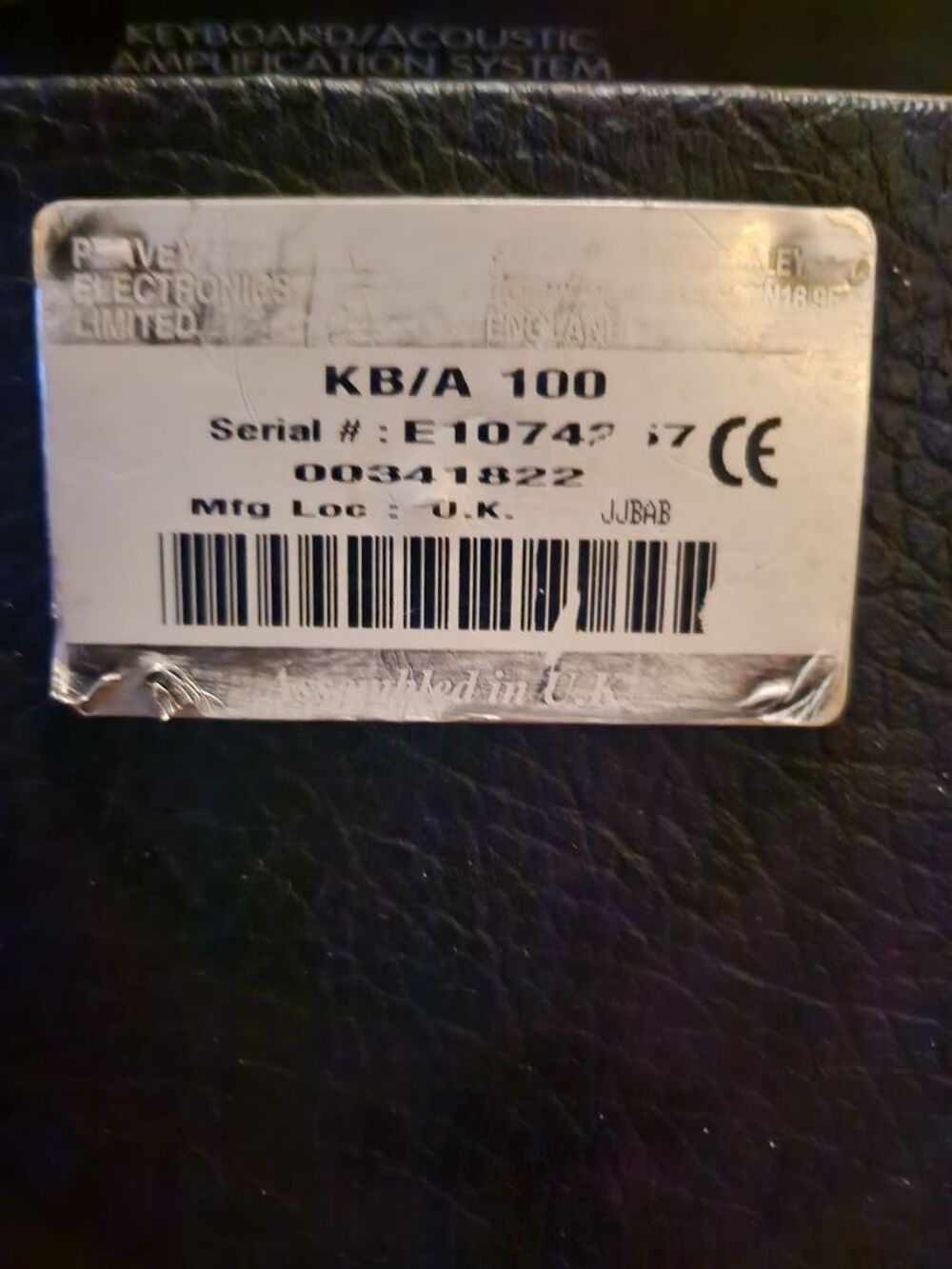 Ampli Peavey KB/A 100 Instruments de musique