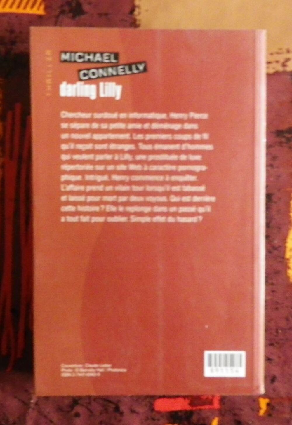 DARLING LILLY de Michael CONNELLY Thriller France Loisirs Livres et BD