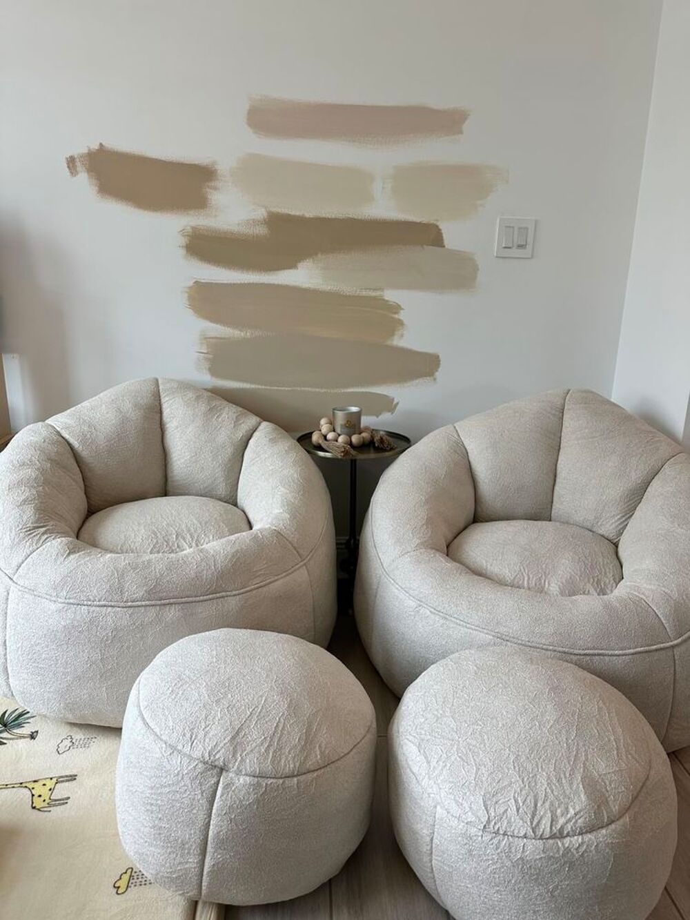 Fauteuil " Nuage " cocooning ? Beige ? Excellent &eacute;tat Meubles