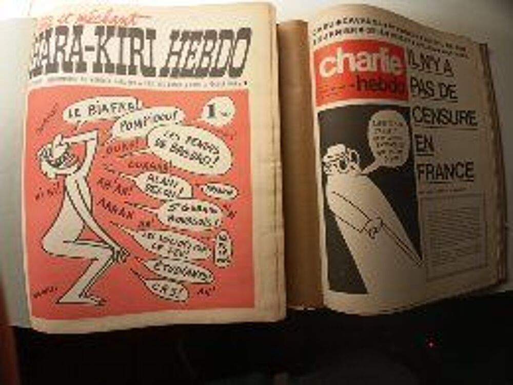 S&eacute;ries compl&egrave;tes Hara Kiri Charlie Hebdo de 1969 &agrave; 75 Livres et BD