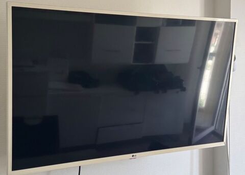 TV LG   112 cm Très bon état avec support mural Gex (01)