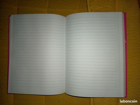 cahier couverture rose dure format A5 Beauchamp (95)