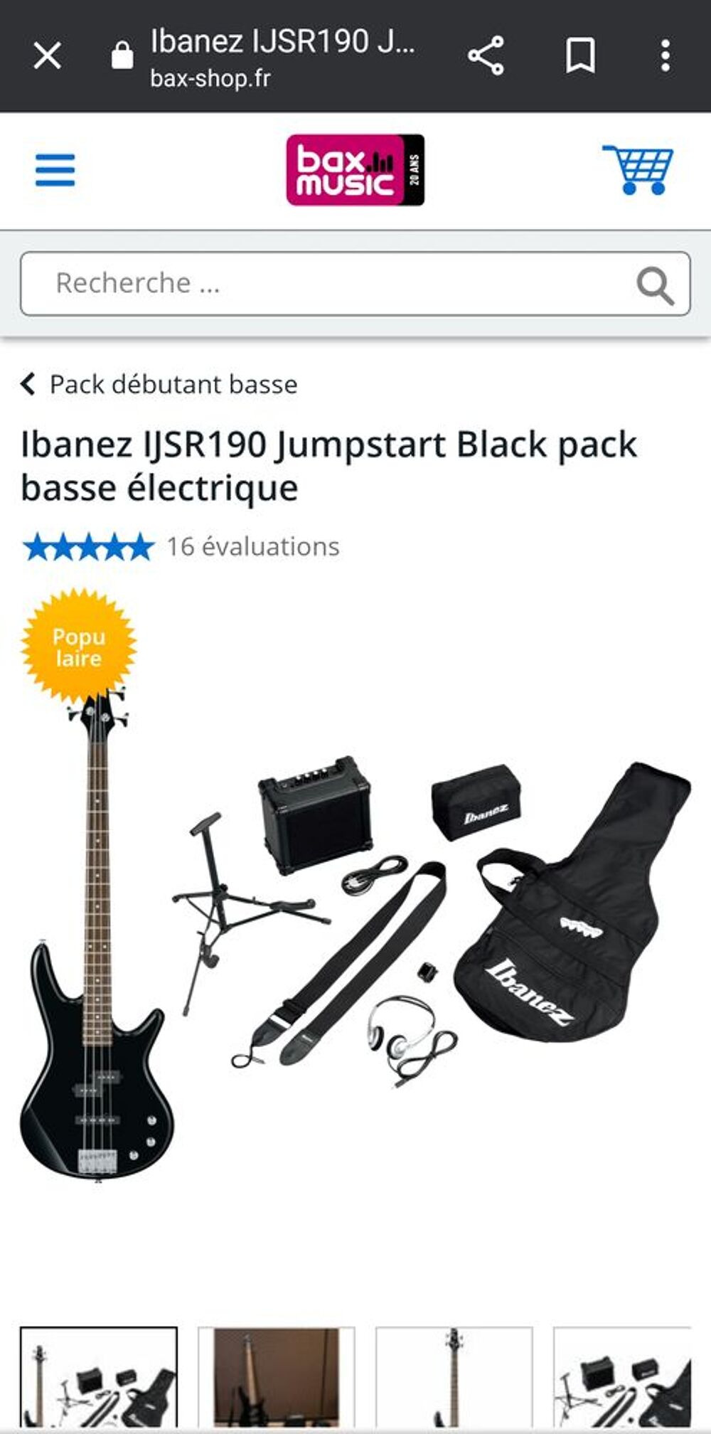 Pack ibanez guitare &eacute;lectrique debutant Instruments de musique
