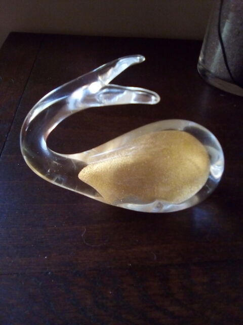 Verre de Murano Presse-papier Certificat d'origine et sign� 54 Tribehou (50)