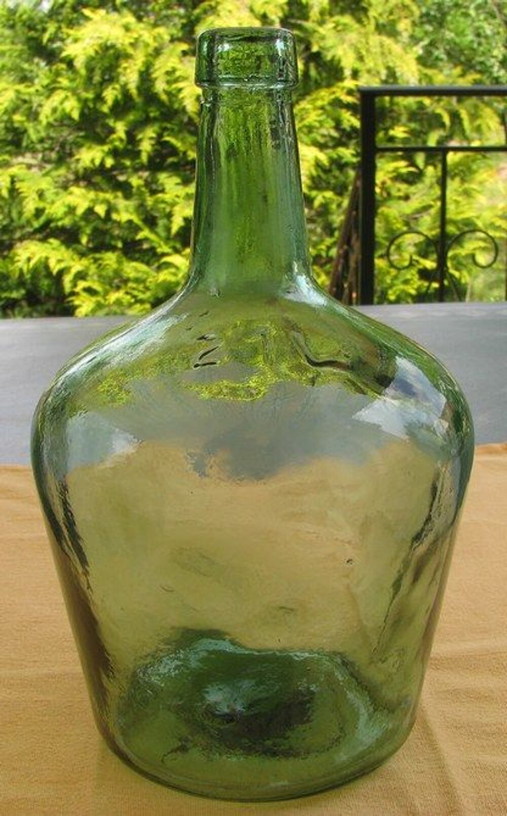 Ancienne bonbonne en verre Décoration