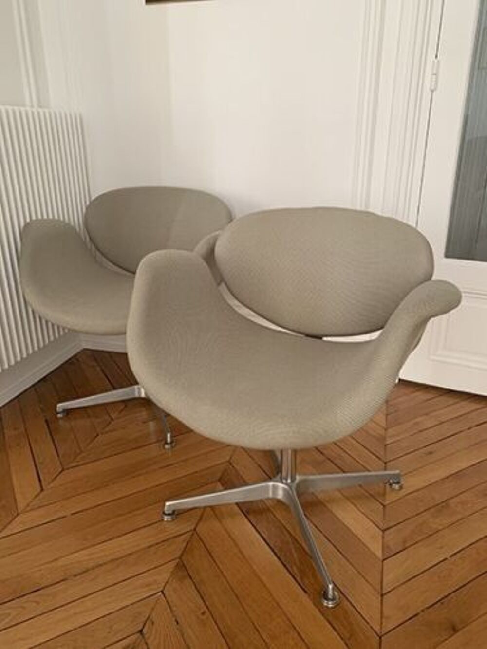 Paire de fauteuils tulipe PAULIN 70's Meubles