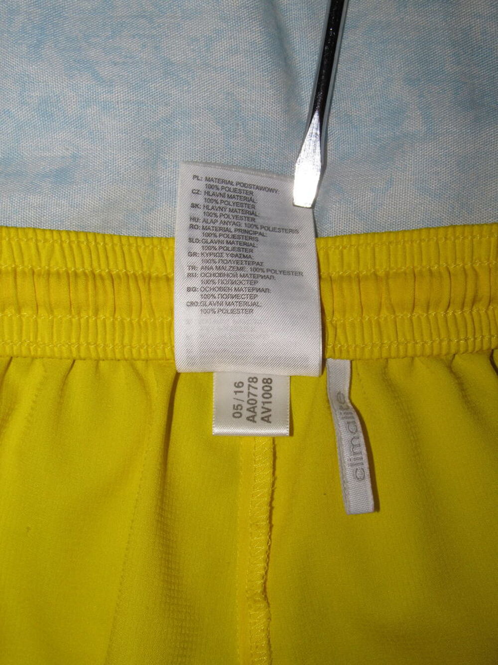 Short adidas Espagne 2016 gardien Vêtements