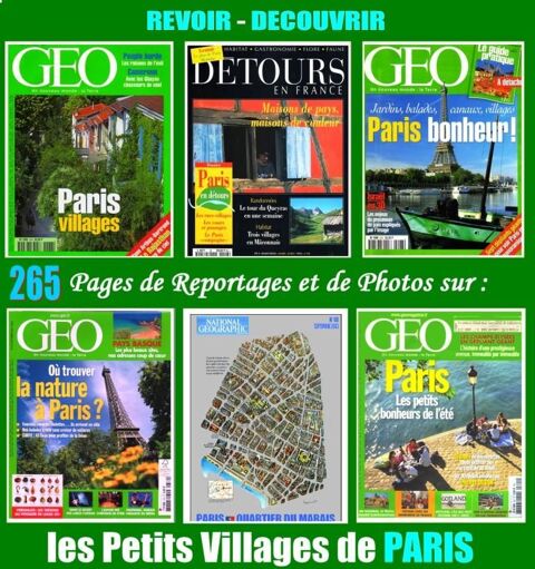 PARIS - géo - VILLAGES BONHEUR / prixportcompris 16 Lyon 5 (69)