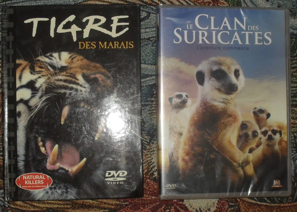 2DVD Suricates et Tigre DVD et blu-ray