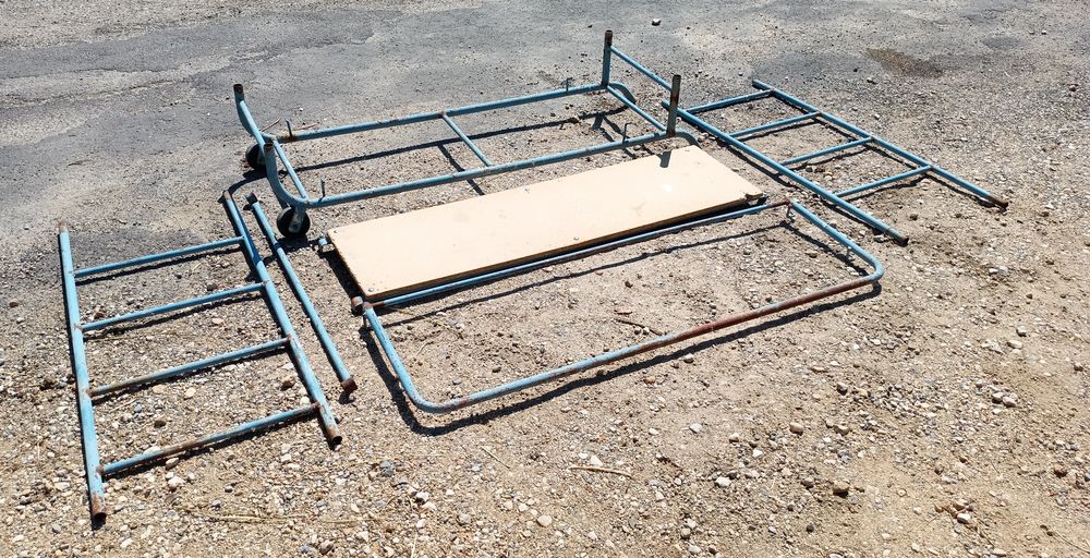 &eacute;chafaudage roulant Plateau bois tubulare acier Bricolage