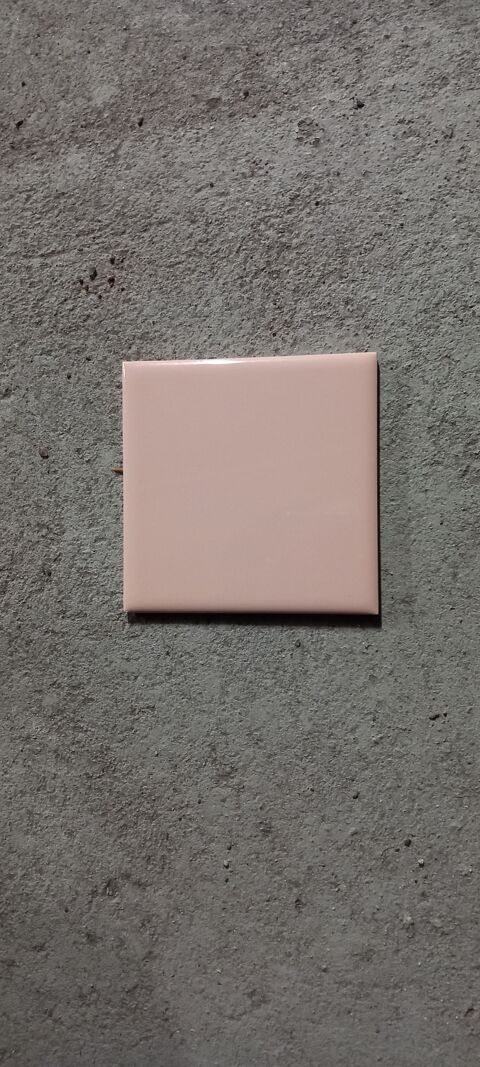 Carrelage saumon 10,8x10,8x0,3 années 70 céramique Villeroy 0 Nancy (54)