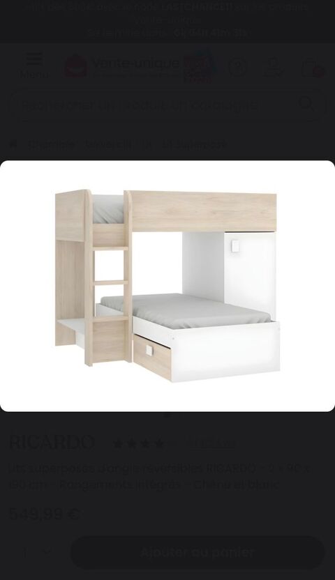 Lit superpos�s 250 La Madeleine (59)