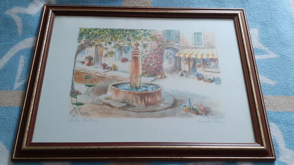 Tableau "la fontaine" Décoration