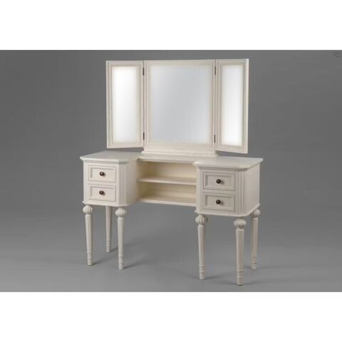 Coiffeuse et son tabouret Amadeus S�rie L�onie style Shabby 220 Lamorlaye (60)
