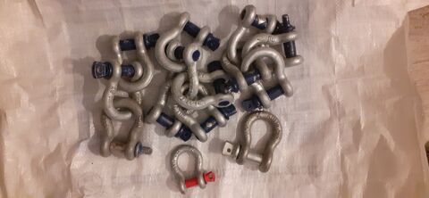 Lot de 10 petite Manilles  de levage neuf    2 T 90 Viry-Ch�tillon (91)