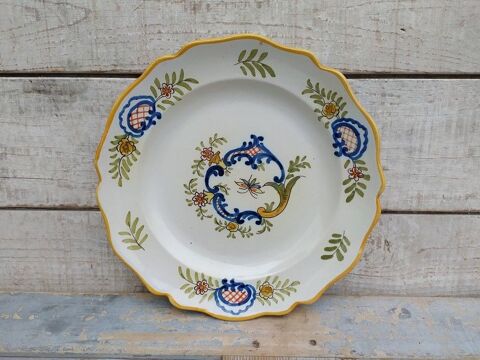 Assiette Fa�ence de Desvres Henri Delcourt HD77 35 Loches (37)