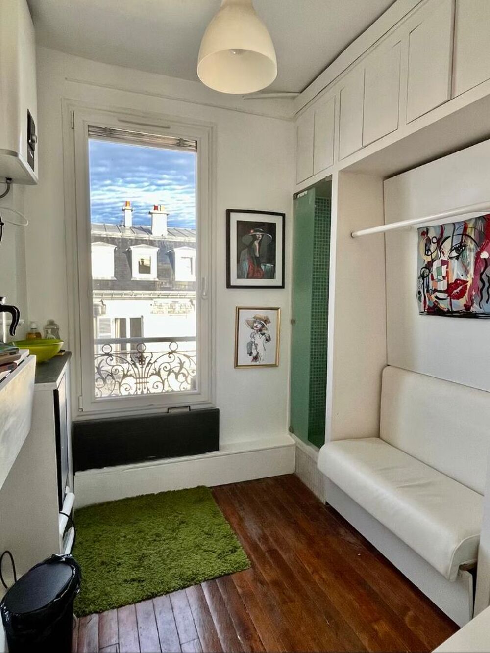 Vente Chambre Paris 16e ? Charmant pied-à-terre sous les toits ? Vue dégag Paris 16