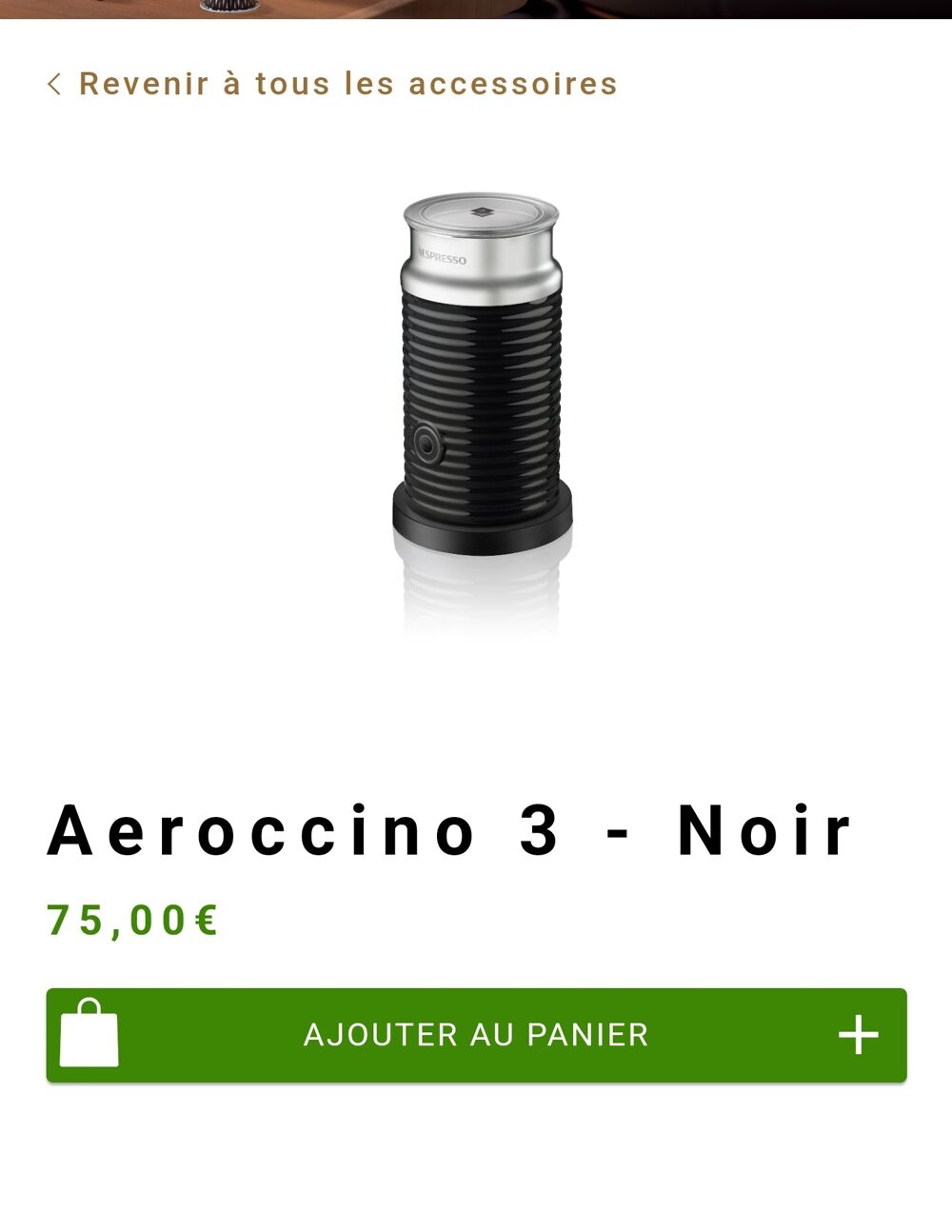 NESPRESSO vertuo + Electroménager