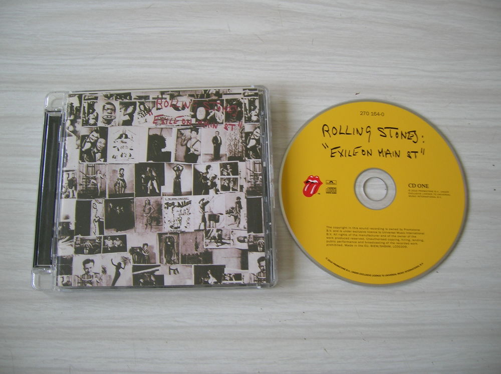 CD THE ROLLING STONES Exil on main street CD et vinyles