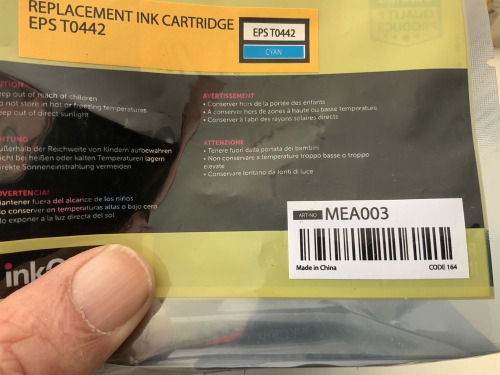 CARTOUCHES EPSON STYLUS SERIES C Matériel informatique