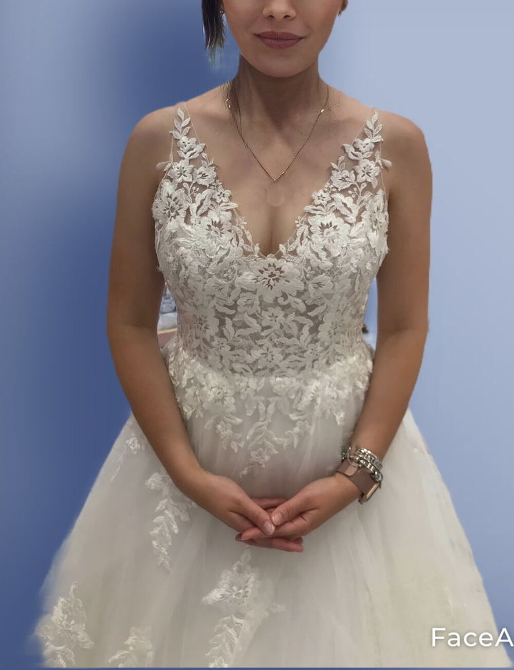Robe mari&eacute;e de cr&eacute;ateur Adriana Alier Vêtements