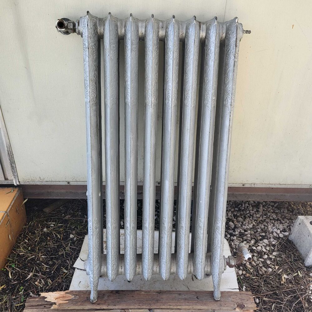 radiateur fonte ancien fleurie Bricolage