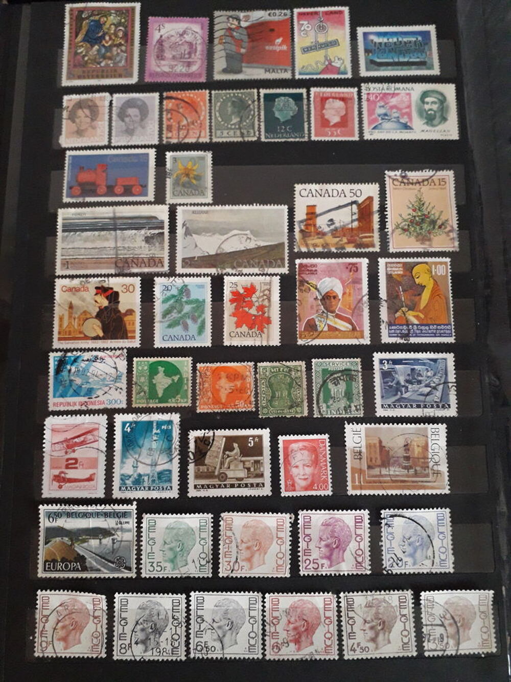 N.242 lot de 410 timbres de divers Pays pour 3€ 