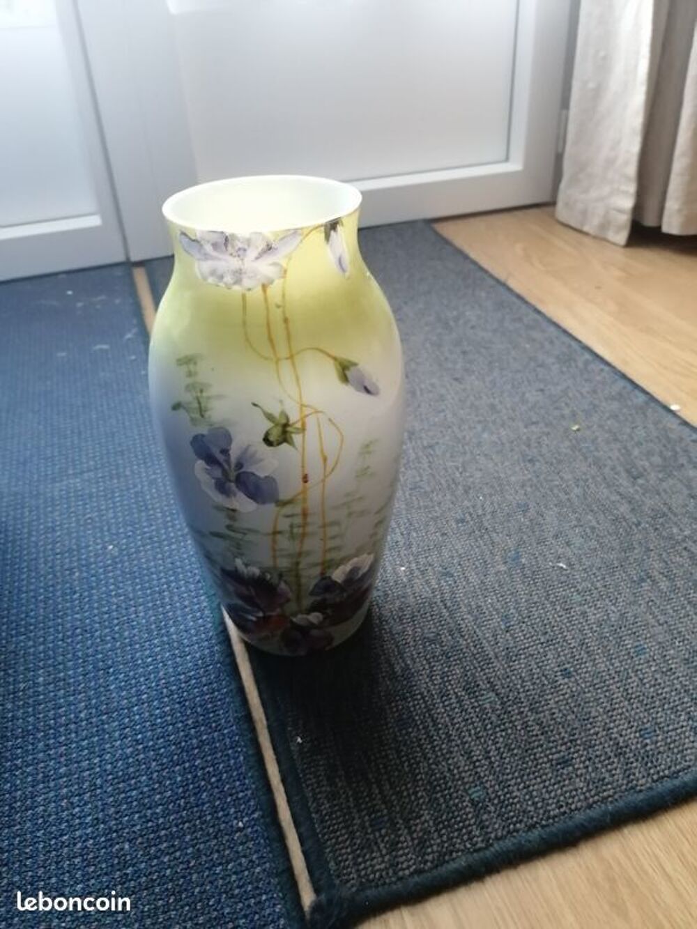 vase porcelaine &agrave; fleurs d&eacute;coration maison rose tulipe iris Décoration