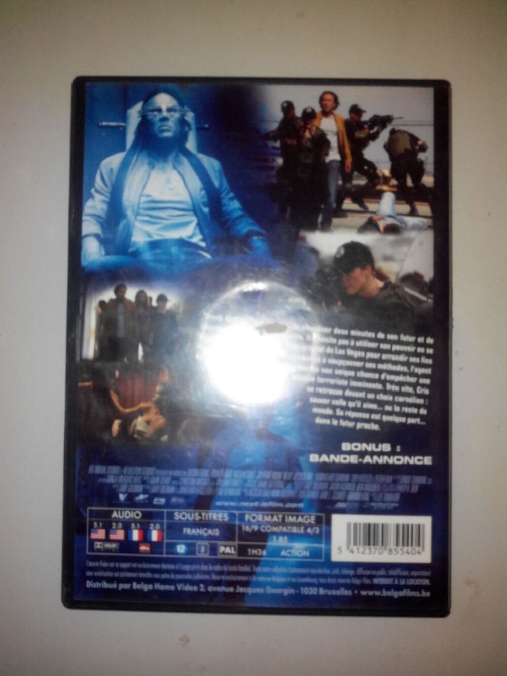 DVD Next
Nicolas Cage
Excellent etat
2007
DVD Zone 2
DVD et blu-ray