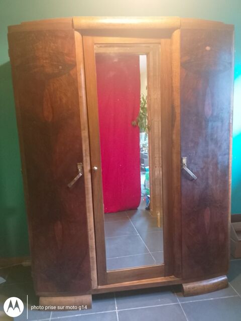 Armoire à glace en noyer art-déco BAISSE DE PRIX 180 Lavaur (81)