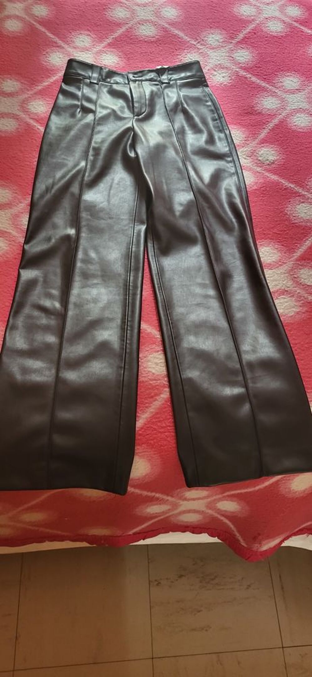 pantalon femme simili cuir Vêtements