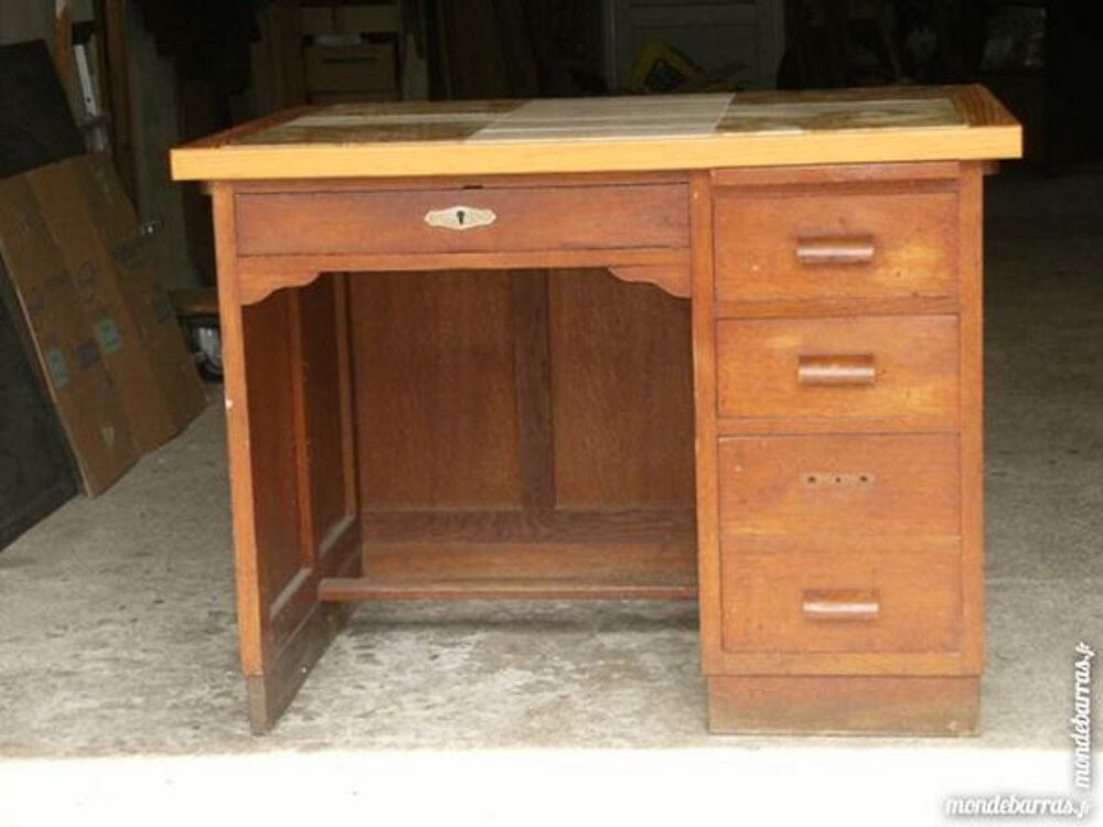BUREAU ANCIEN en BOIS MASSIF Meubles
