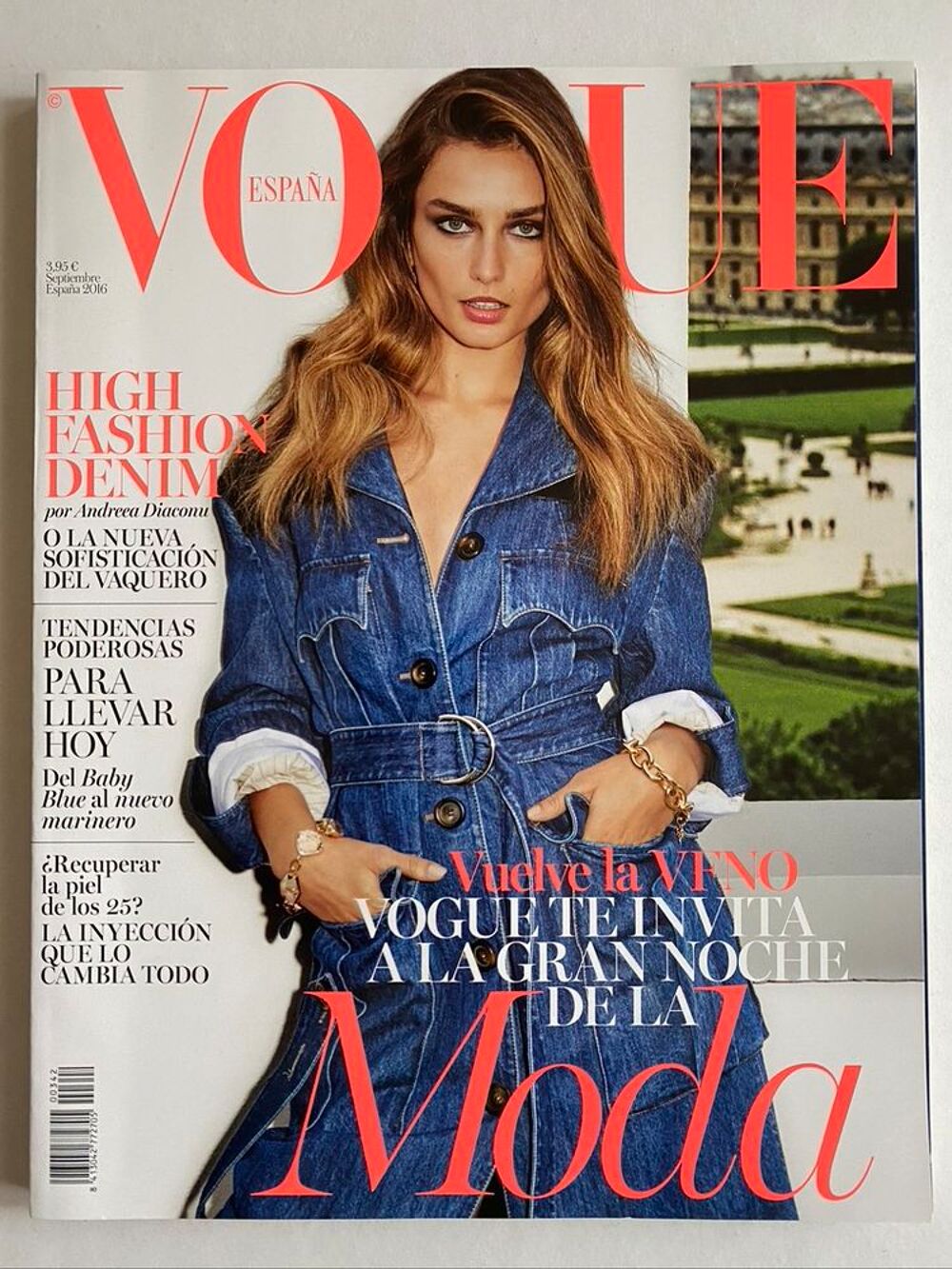 VOGUE ESPANA ANDREEA DIACONU #342 Septiembre 2016 Magazine Livres et BD