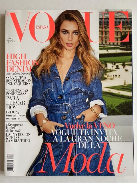 VOGUE ESPANA ANDREEA DIACONU #342 Septiembre 2016 Magazine 13 Joué-lès-Tours (37)