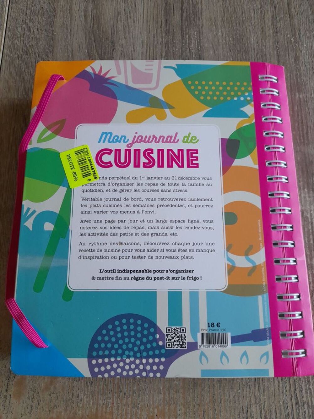 Mon journal de cuisine Livres et BD