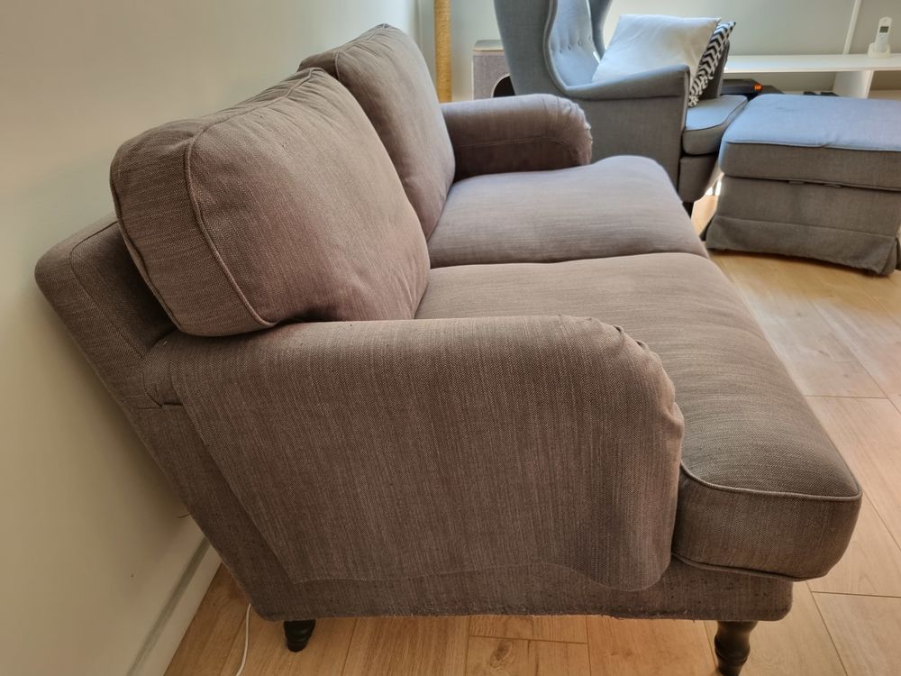 Canap&eacute; Ikea Stocksund 2 places gris anthracite Meubles