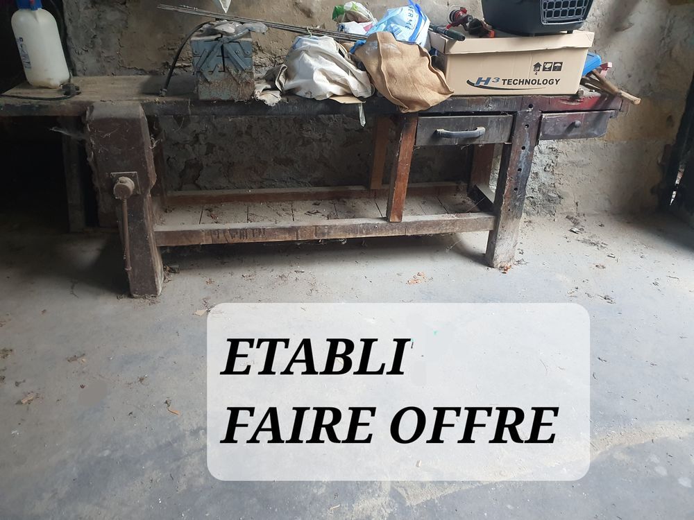 Etabli menuisier bois massif Meubles