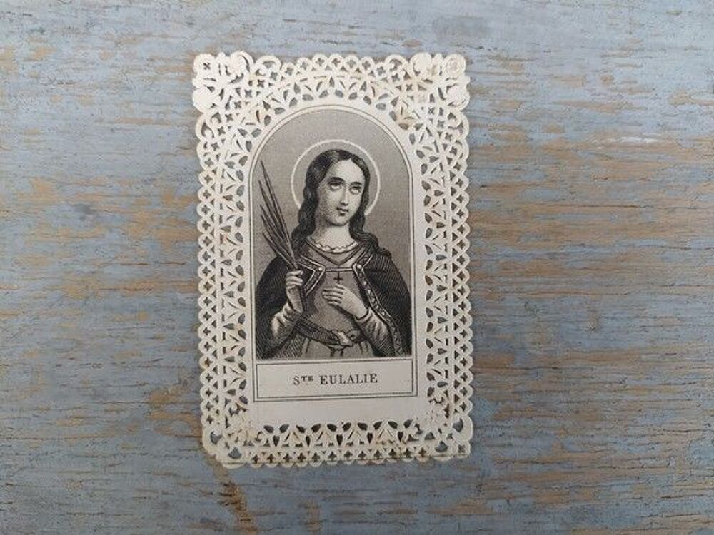 Anciens Canivets Dentelle Images Pieuses Religieuse 